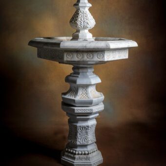 Mármol, pilastra, piedra, travertino, escultura-, exenta, columna